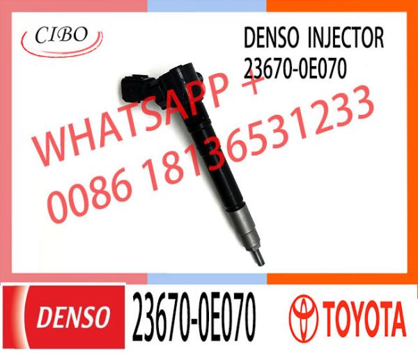 Injecteur diesel de carburant tout neuf véritable original 23670-09460 23670-0E070 pour l'injecteur 23670-09460 de Toyota Hilux Revo 23670