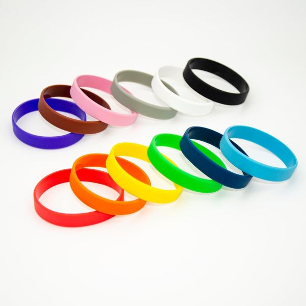 Eco-Friendly Custom Silicone Wristbands, Printed Engraved Rubber Bracelets, Event Promotional Gift Wristbands, B2B Wholesale Factory Direct