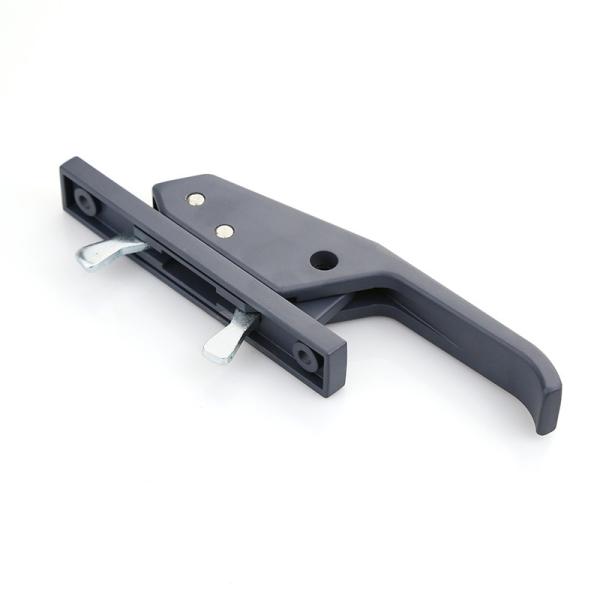 Low Voltage Switchgear Door Pull Handles Modern Design Black Powder Coated Surface