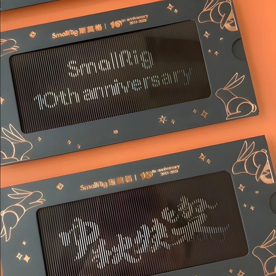 Interactive Lenticular Animation Cards With Sliding Sleeve For Corporate Gifting