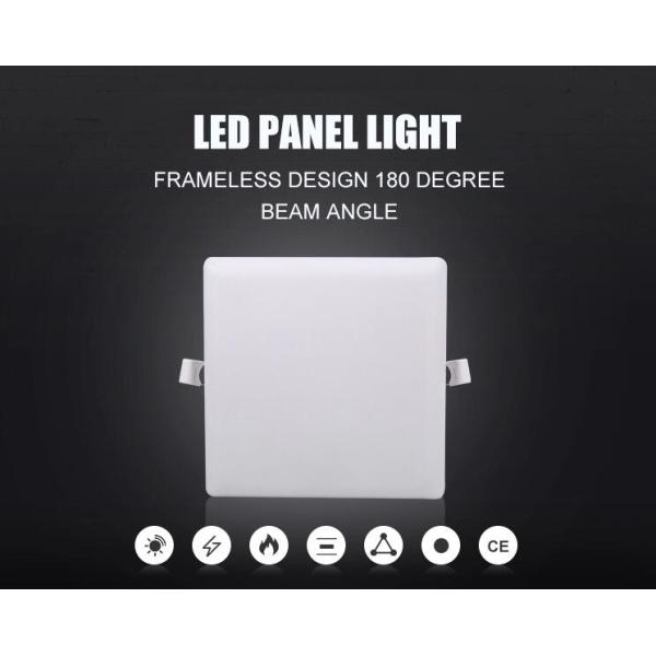 Dimmable Frameless LED Panel Light 24w 4000K 2400LM Aluminum Back Lighting