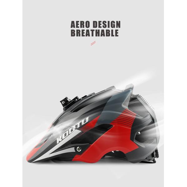 Breathable MTB Mountain Bike Helmet 415g EPS Material 8-15 Air Vents