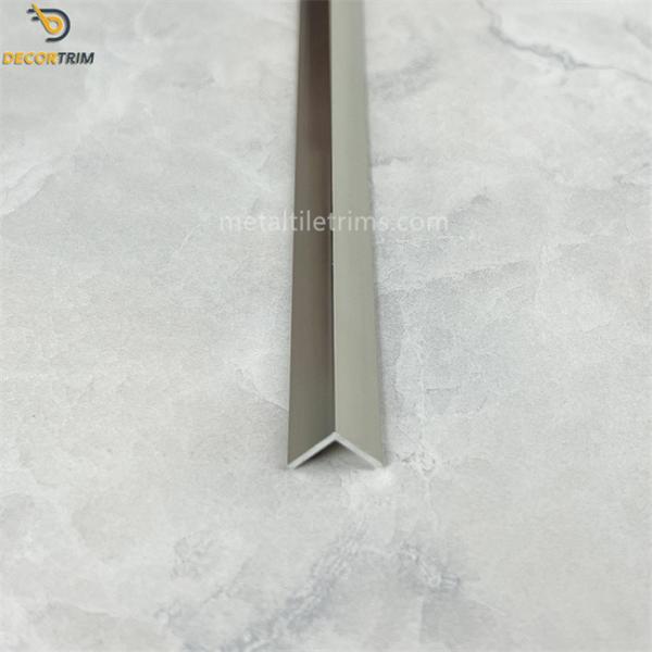 Triangle Hole Wall Corner Protector Strips Polish Silver Matt Gold