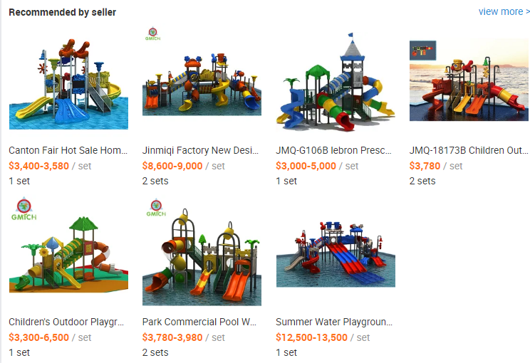 High Security Space Saver Playground Set Anti UV Small Play Structure