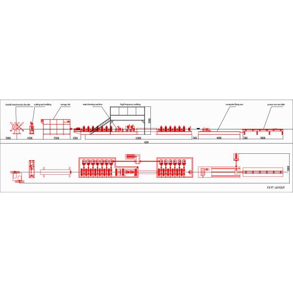 Aluminum Automatic Cold Roll Forming Machine , Reliable Steel Pipe Bending Machine