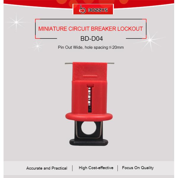 BOSHI Customized Color Miniature Circuit Breaker Lockout Device