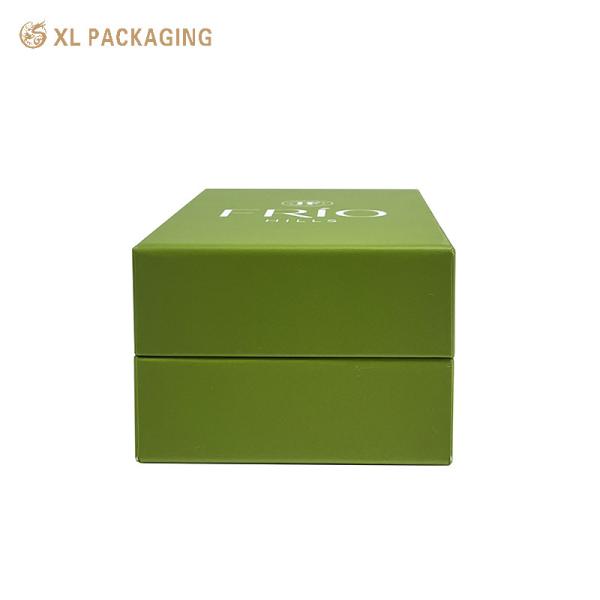Premium Custom Luxury Perfume Gift Box with 2mm Hard Board, Gold Foil Embossing and Soft Velvet Lining for High-End Branding