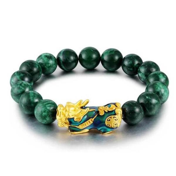 Chinese FengShui Mystical Bracelet PiXiu Jade Protection Bracelet