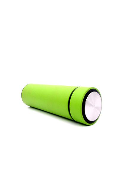 Fashionable Double Wall Vacuum Flask Wide Mouth Skinny Soft Touch Surface