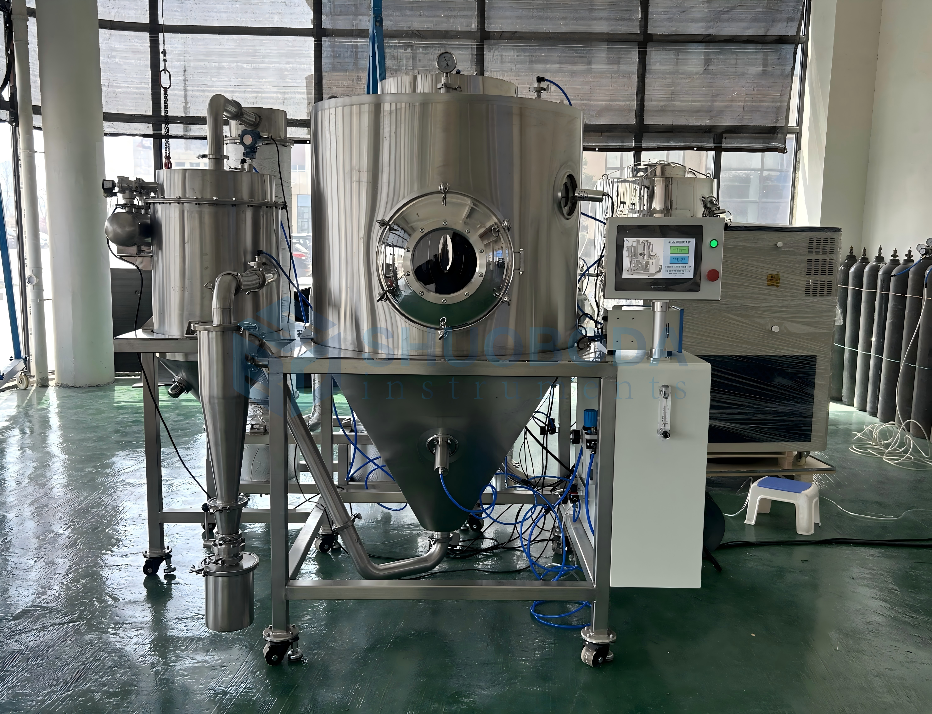 5L Inert Loop Lab Spray Dryer For Organic Solvents & Solution Recovery
