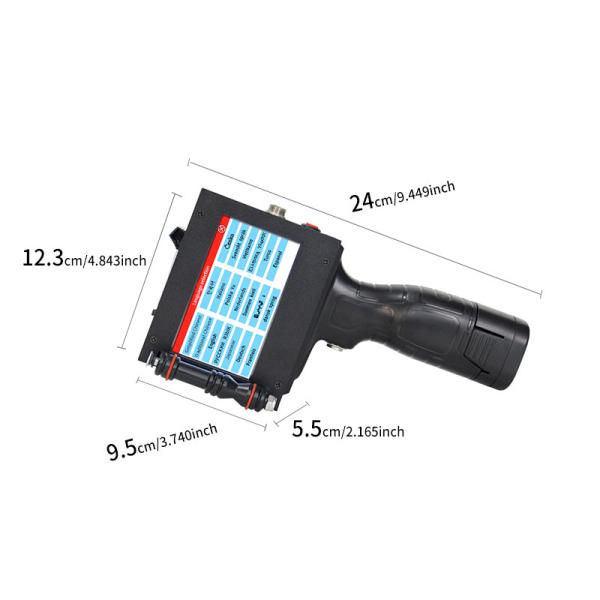 Lian Lian Y254X Portable Handheld Mini Color Inkjet Printer for QR Code Date on Bag