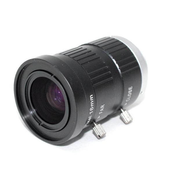 1 inch 8MP ITS Lens 16mm Ultra Starlight F1.4 C Mount For Electronic Police or Traffic Camera