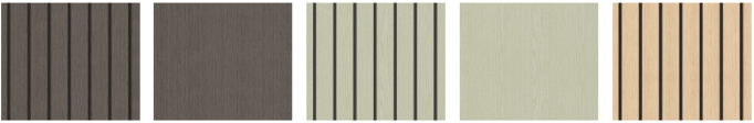 Waterproof Elastic IXPE PVC Grille Panel Wood Grain For School Decor