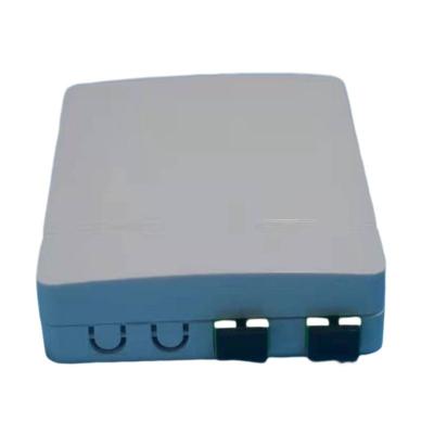 FTTX Wall Outlet Box Indoor Mini Type SC LC SX DX APC/UPC 2/4 Port Fiber Optic Terminal
