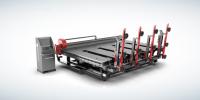 Máquina de corte de vidro de processamento de vidro dobro do CNC com a posição fotoelétrica