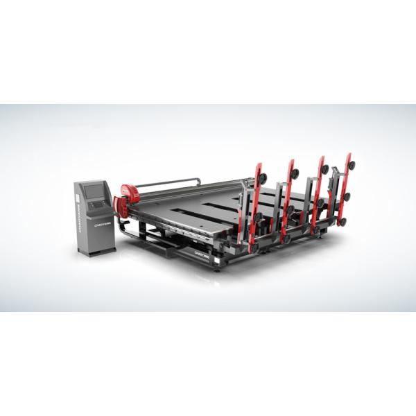 Window Manufacturing PLC controller Automatic Glass Cutting Table