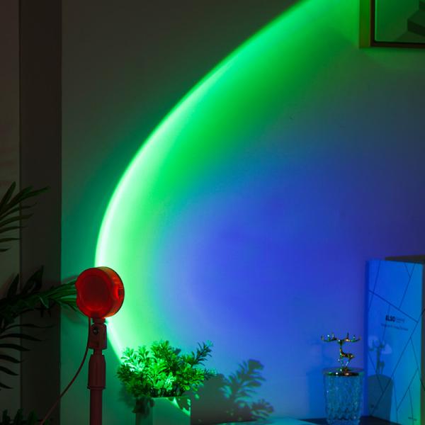 Nordic 90 Degrees Rotatable Sunset Projection LED Light For Living Room