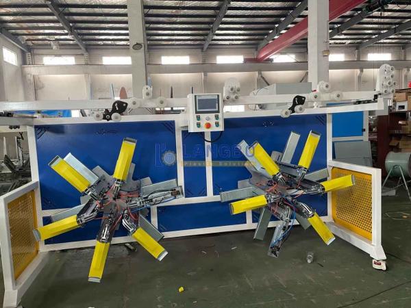 PE HDPE Pipe Coiler For Pipe Production Line Double Wall Corrugated Pipe Extruder Machine