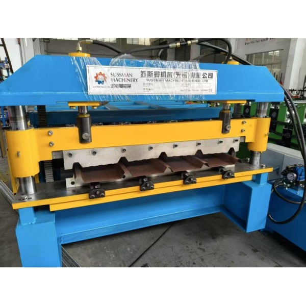 India Metal Roof Profile Wall Panel Roll Forming Machine 0.3-0.8mm Thickness PPGI