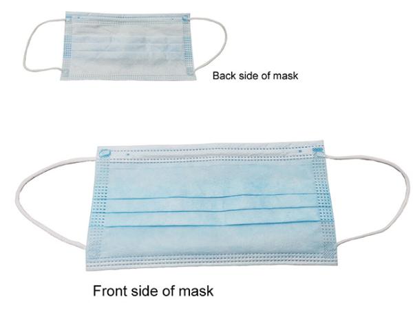 Melt Blown Non Woven N95 Disposable Mask , Breathing Respirator Mask