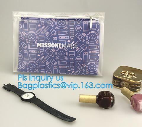 Cheap Frosted PVC Zip Lock Document Bag With Customized Logo，A4 PP /PVC Plastic clear File Folder/Document Bag with Fast