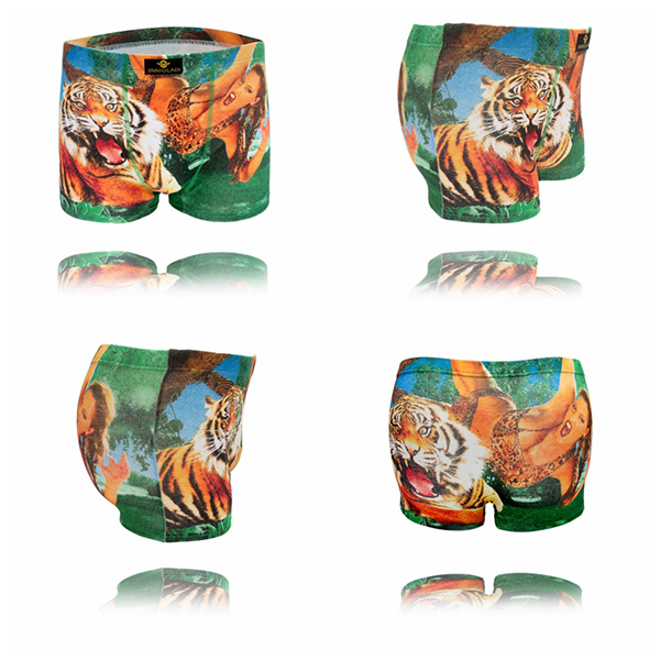 Brand Sexy Underwear Men Classic Print Cotton Spandex Underpants Mens cuecas Boxers Men's