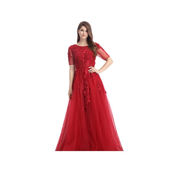 Simple Elegant Satin Fabric Sleeveless Ball Gown Baby Pink European Style