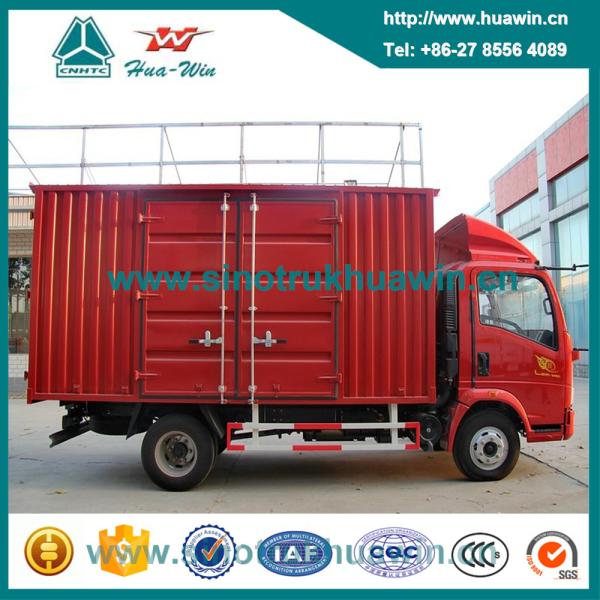 Sinotruk HOWO 4x2 3 Ton China Right Hand Drive Mini Mobile Van Truck