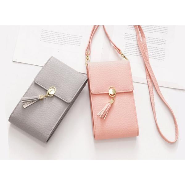 2019 mobile phone tassel lock buckle one shoulder multifunctiona purse small bags