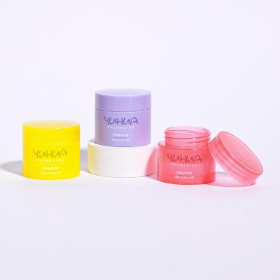 Custom Logo Plastic Packaging Jars 5g 10g 15g Lip Balm Jar With Lid