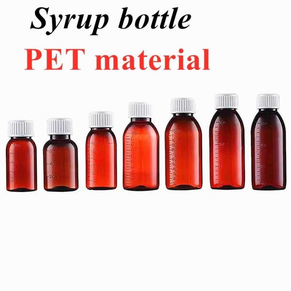 PET 150ml Medical Syrup Bottles 5oz Medicine Liquid Bottle