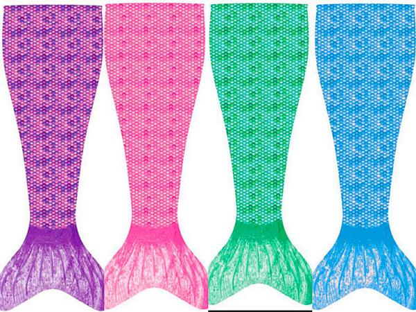 Fade Resistant Ultra-Shiny Fabric Mermaid Tails Women High Durability Lasting Longer Time