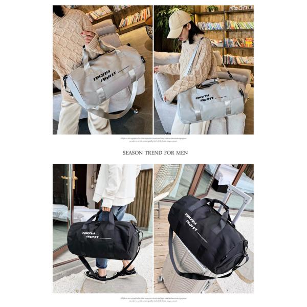 Travel Custom Gym Bag Mens Duffle Bag With Shoe Compartment Outdoor