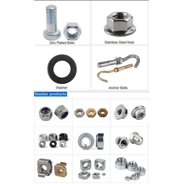 Black Oxide Coating Thickened Flange Hexagon Nuts For M10-M30 Mechanical Applications