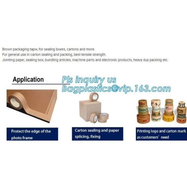 Kraft Paper PE Coated Gummed Labelh Tape Label Kraft Paper Sheets/Gummed Tape/Roll home decoration, machine parts
