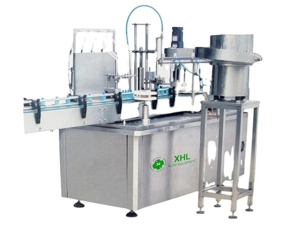 XHL-YG 1800-2400BPH Automatic Spray Liquid Filling and Capping Machine