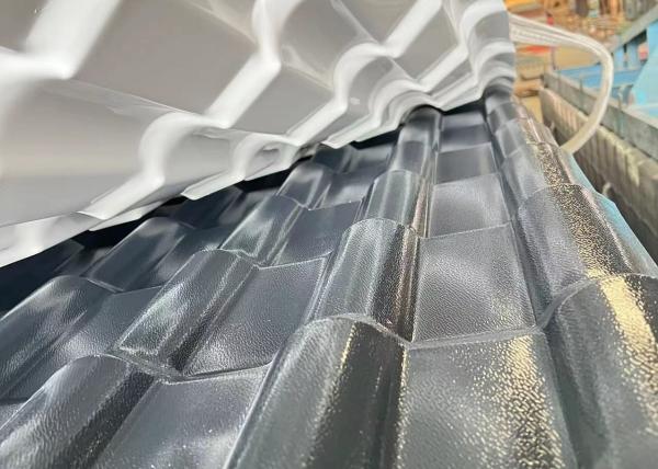 Telha à prova de fogo de ASA Bamboo Spanish Synthetic Roof para a tampa do estacionamento da casa de campo