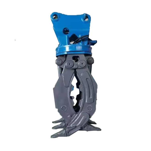 6-8Ton Excavator Rotating Grapple With Double Cylinder Hot Sale Excavator Attachment With High Standard Quality Control
