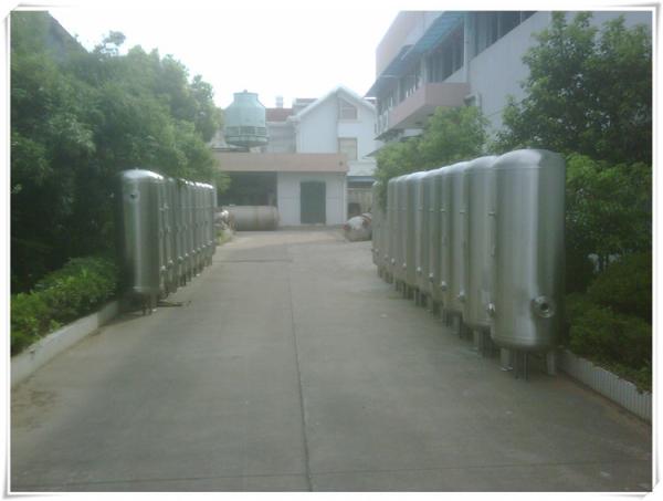 100 Gallon Compressed Stainless Steel Air Receiver Tank For Home / Industrial Application