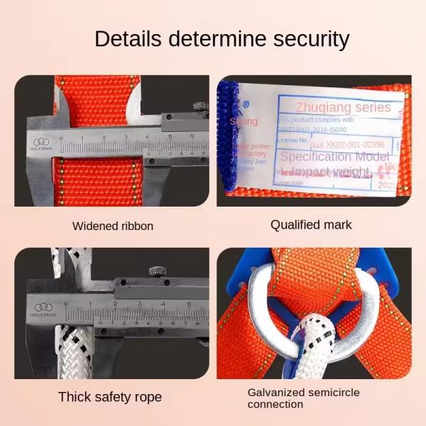 Полная защита тела пятиточечный супербелок безопасности устройство против падения высокогорной безопасности пожарной веревки личного защиты