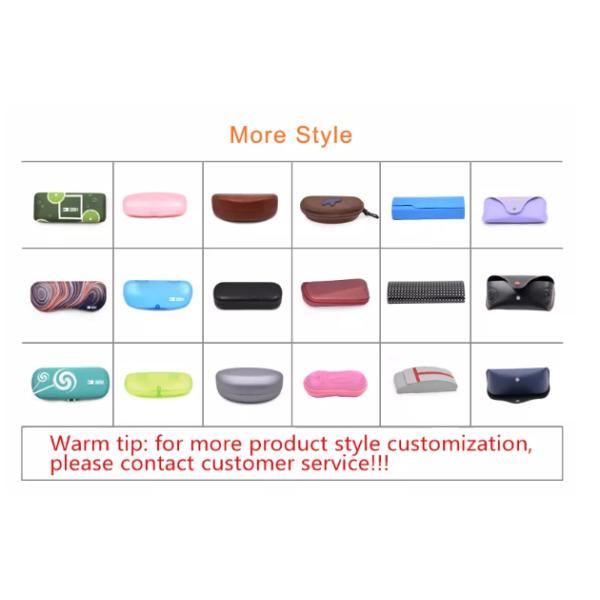 Пользовательские солнцезащитные очки футляр для очков металлическая кожаная жесткая оболочка