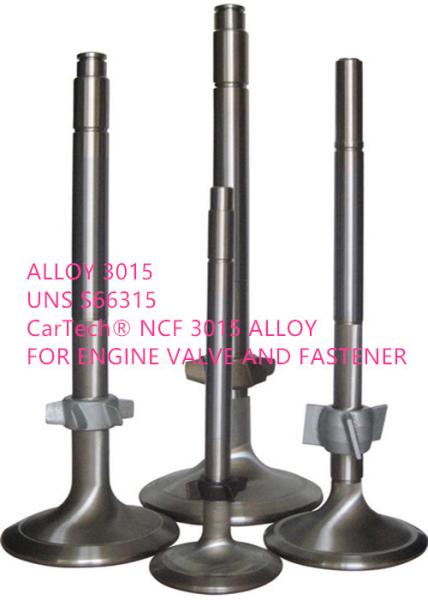 Exhaust Valves High Performance Alloys , Iron Nickel Base Alloy Corrosion Resistance