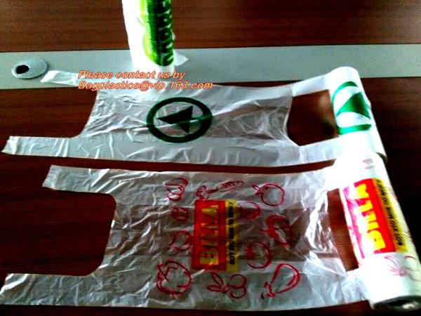 Tall Kitchen Bags With Handles, Reusable And Disposable Grocery Bags Biodegradable, BPA-Free Plastic Grocery Bags