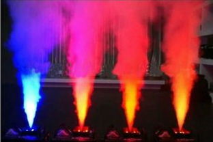 High Output RGB LED Stage Fog Machine Wireless Remote Control , Oil Free