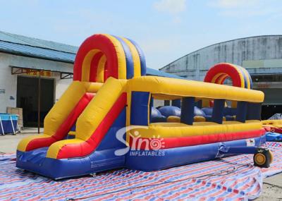 curso de obstáculo grande inflável de Baller do Wipeout gigante de 10x3m para adultos e crianças