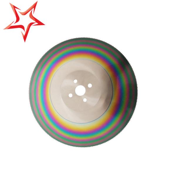 Round High Speed Steel Saw Blade , Ti Coated HSS Circular Saw Blade For Metal