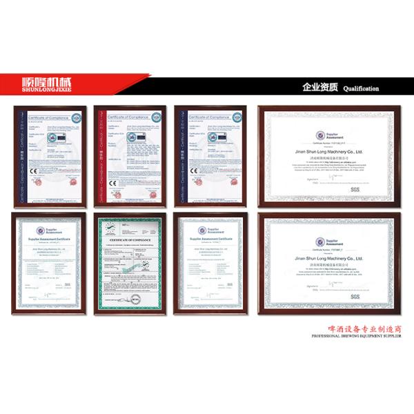 600 L Bright Polished Beer Fermentation Tanks , Large Conical Fermenter