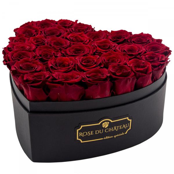Caisses d'emballage en forme de coeur de papier biodégradables de cadeau du velours C2S