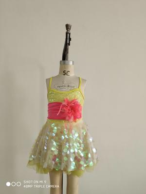 Yellow And Red Color Show Dance Wear S Xc-2xla Size Oem Service