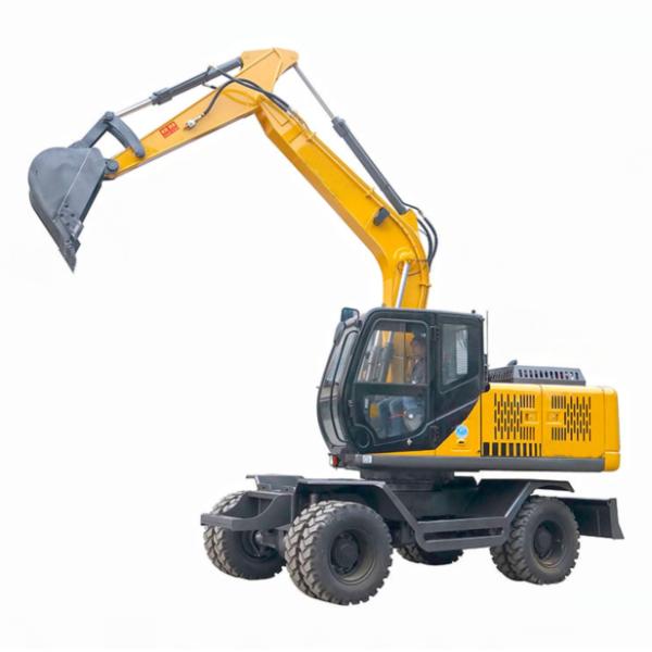 85KW экскаватор колеса ведра 12,5 тонн с Cummins Engine